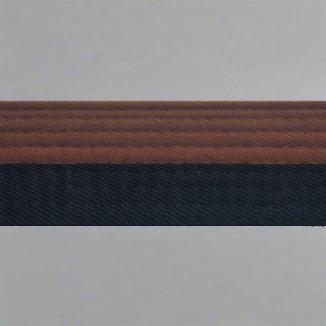 Half brown with half color belt