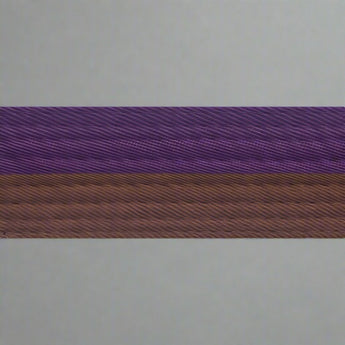 Half purple with half color belt
