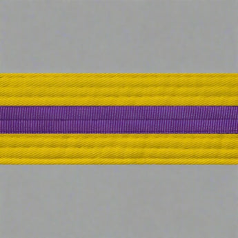 Yellow belt with stripe