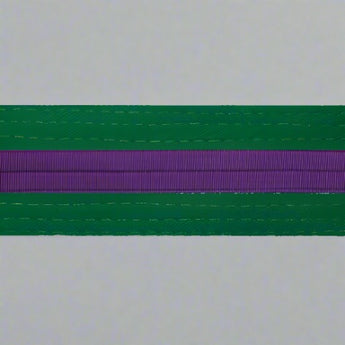 Green belt with stripe