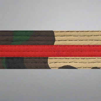 Green Camo belt with stripe