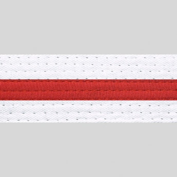 White belt with stripe