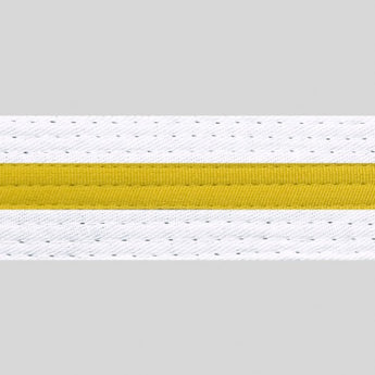 White belt with stripe