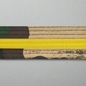Green Camo belt with stripe