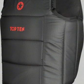 TOP TEN Super Light Chest Guard - black